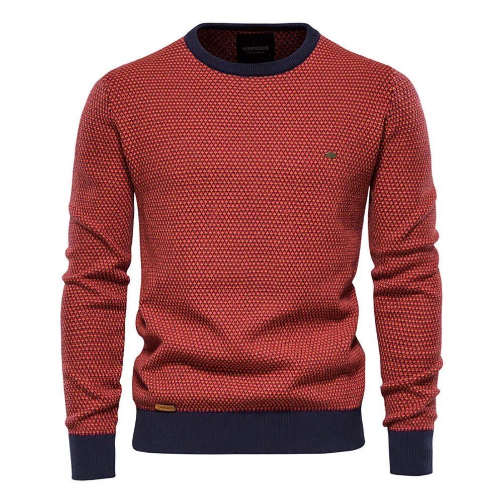 Jonathan | Men's pullover with diamond pattern