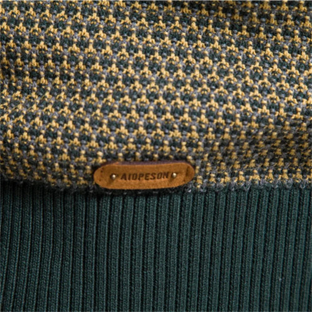 Jonathan | Men's pullover with diamond pattern