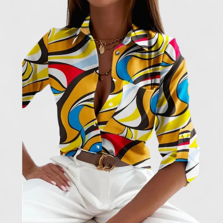 Lisette | Sophisticated Long Sleeve Top