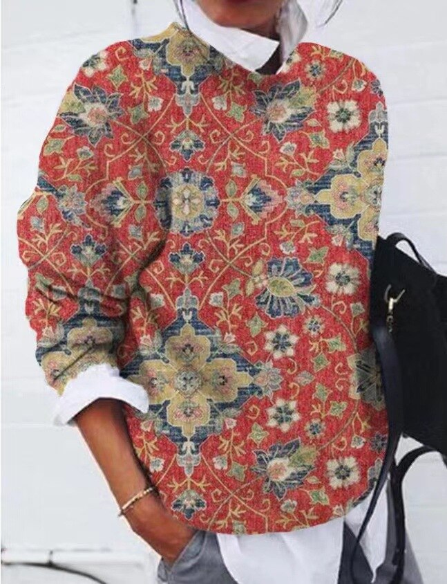 Lydia™ | Trendy Floral Sweater