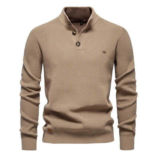 Andrew | Stylish men's sweater with button detailing