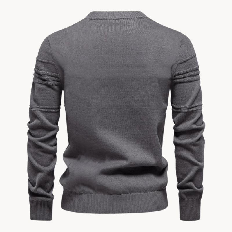 Logan | Stylish men's pullover with a plaid design