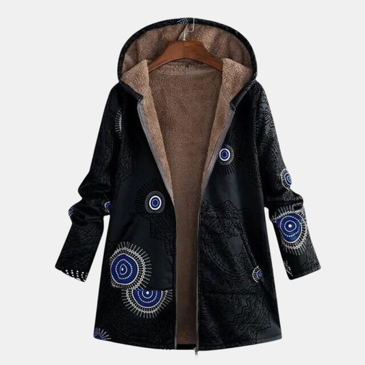 Sage | Tribal Pattern Sherpa Jacket