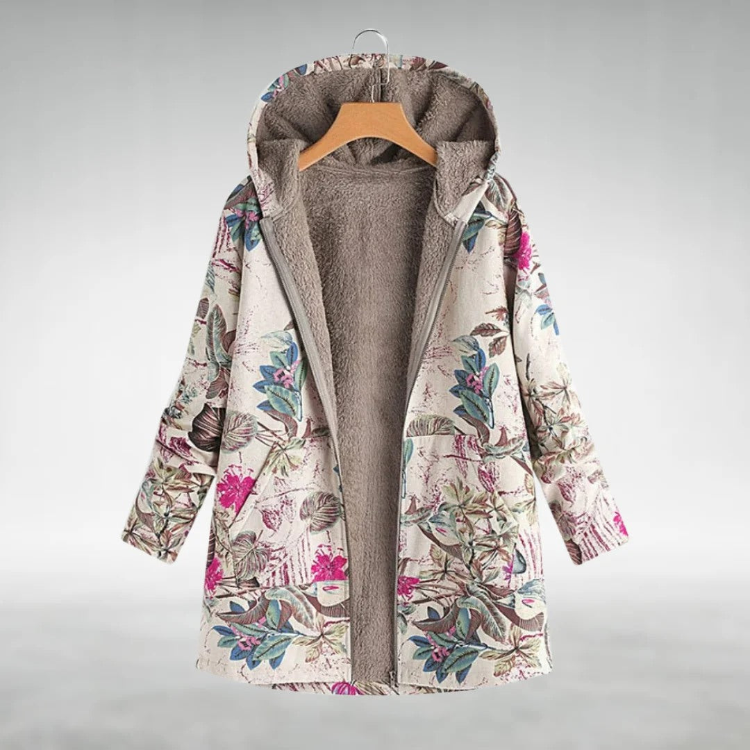 Savannah™ | Floral Fleece Hooded Jacket