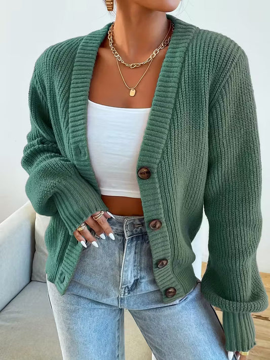 Lydia™| Cozy Knit Button Cardigan