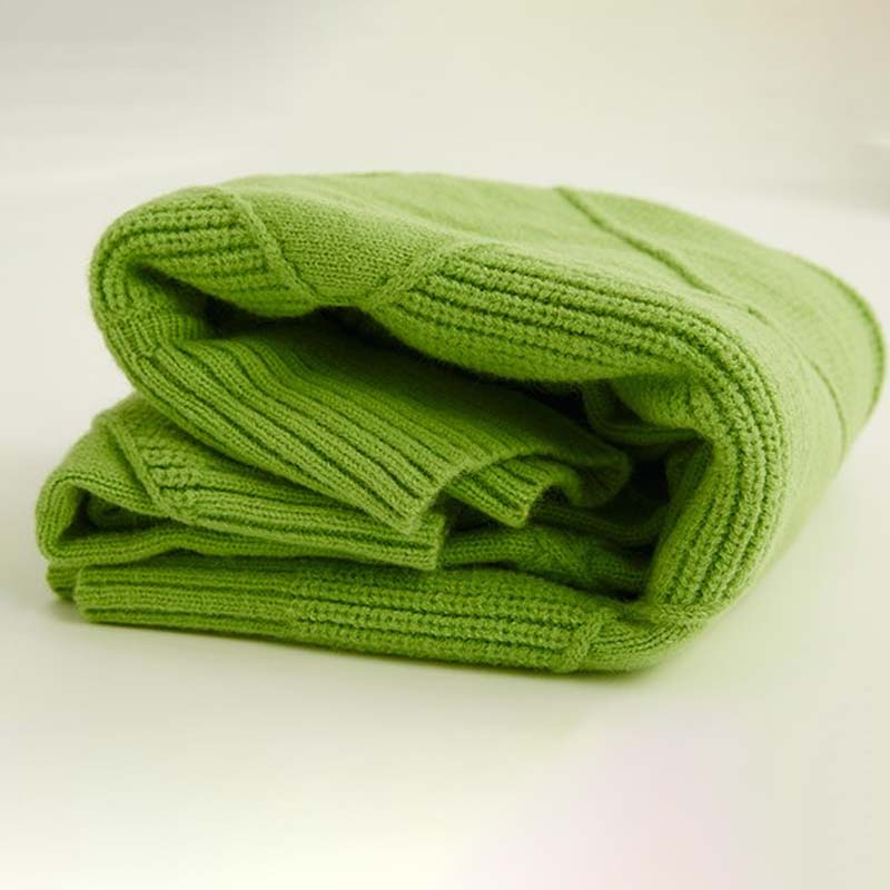 Lydia™ | Textured Turtleneck Knit Sweater