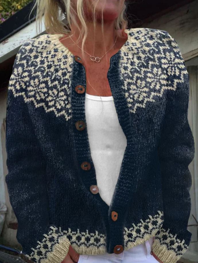 Lydia Porter™ | Vintage Elegance Knit Cardigan