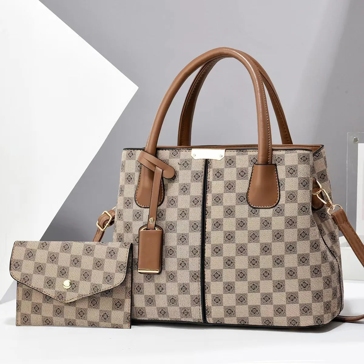 Amelia - Stylish Chic 2-Piece Leather Bag Set
