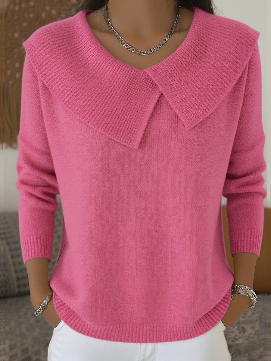 Lucia™ | Warm Pullover with Soft Collar