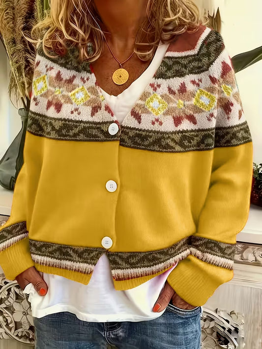 Nordic Sun Knit Cardigan
