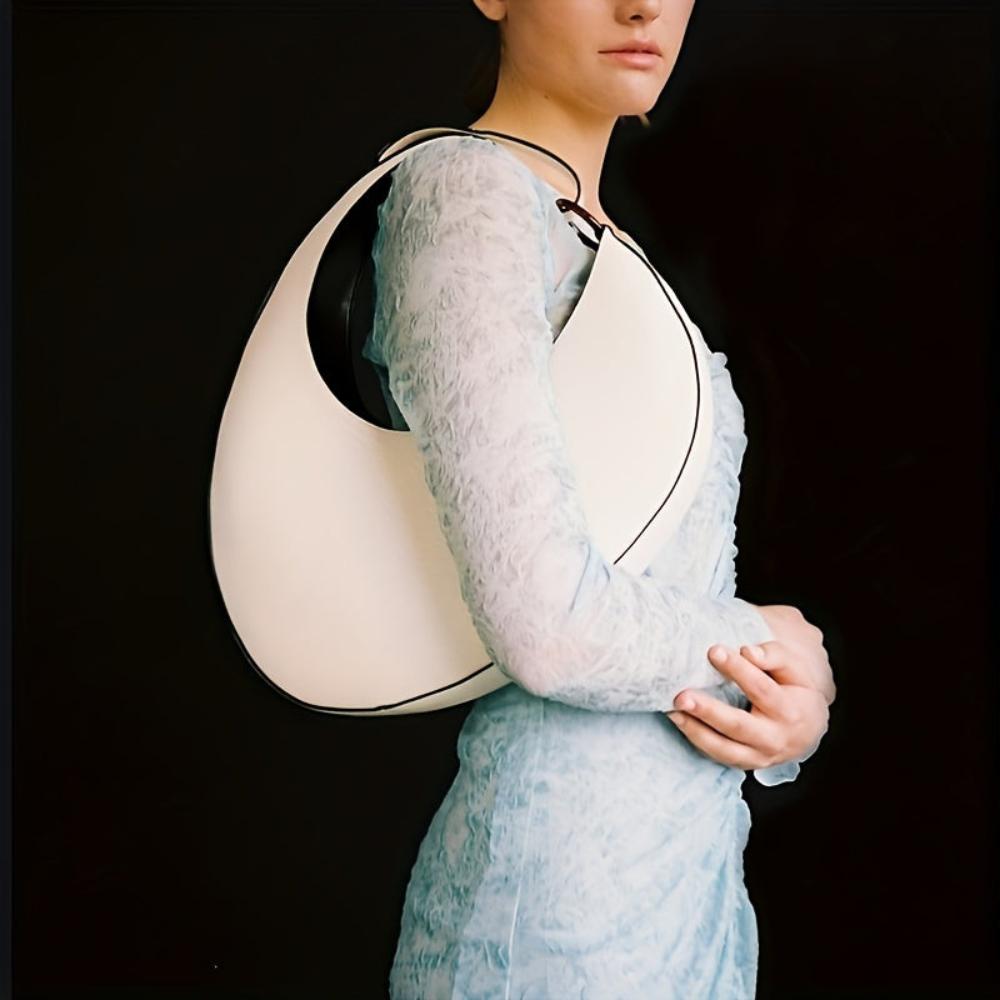 Sophia - Modern Leather Hobo Bag