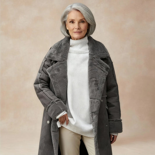 Elmsworth | Warm Teddy Trench Coat