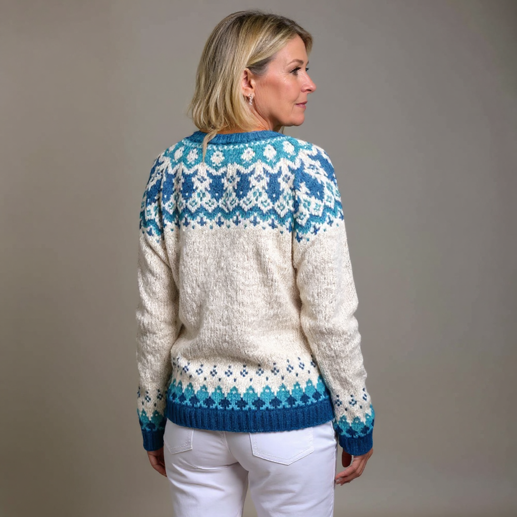 Lydia Porter™ | Nordic Hand-Knitted Heritage Cardigan
