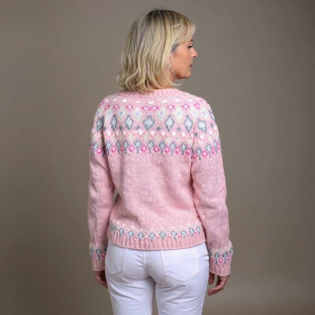 Lydia Porter™ | Elegant Pink Comfort Cardigan