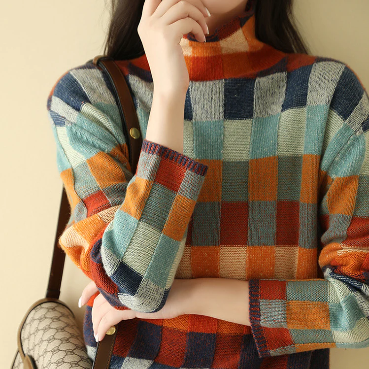 Élise™ | Soft Cashmere Turtleneck Sweater