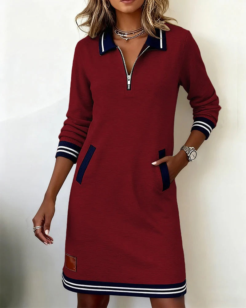 Hélène™ | Elegant Cotton Dress