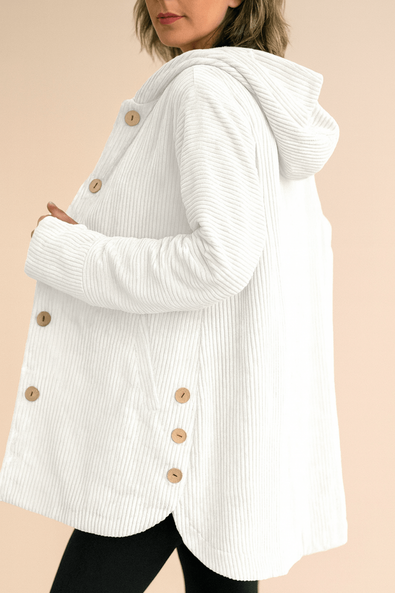 INDIE | CORDUROY HOODED JACKET