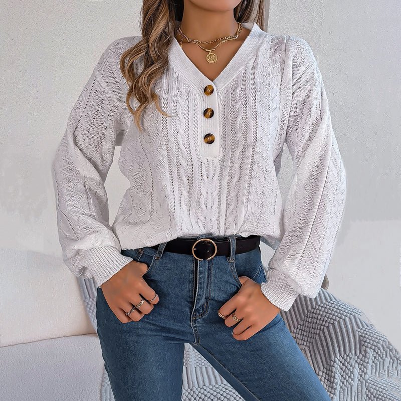 Louisa | Casual Knit Cable Sweater