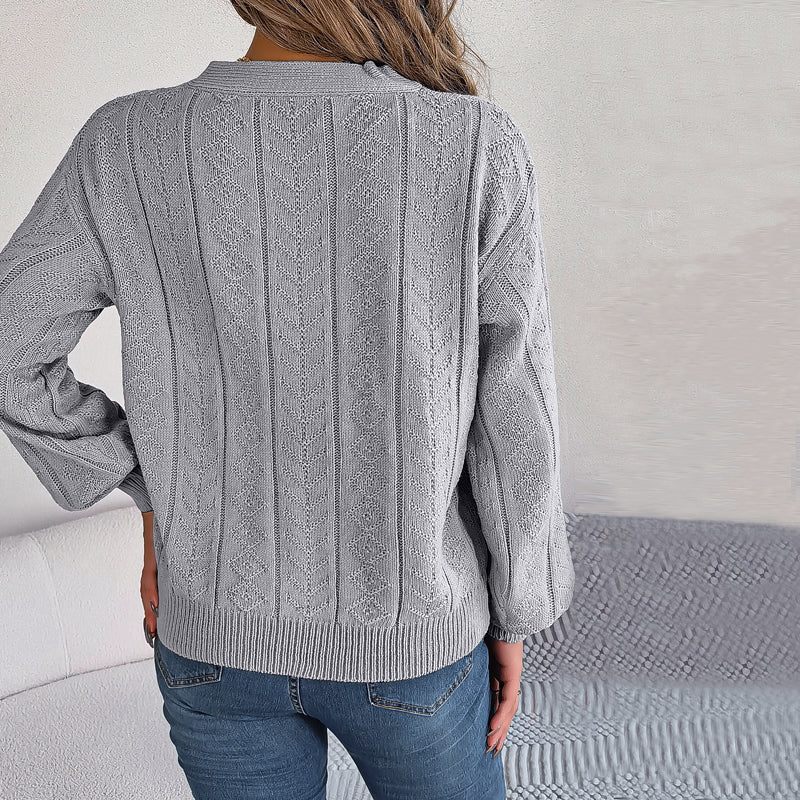 Louisa | Casual Knit Cable Sweater