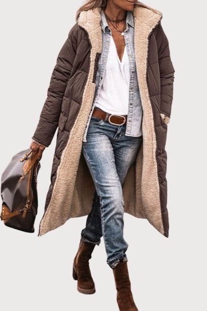 Amelia | Elegant Reversible Coat for Women