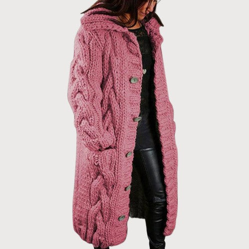 Karina | Elegant Cosy Coat With Tummy Coverage