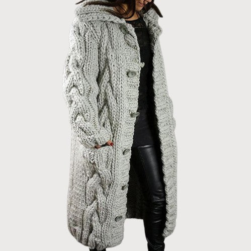 Karina | Elegant Cosy Coat With Tummy Coverage