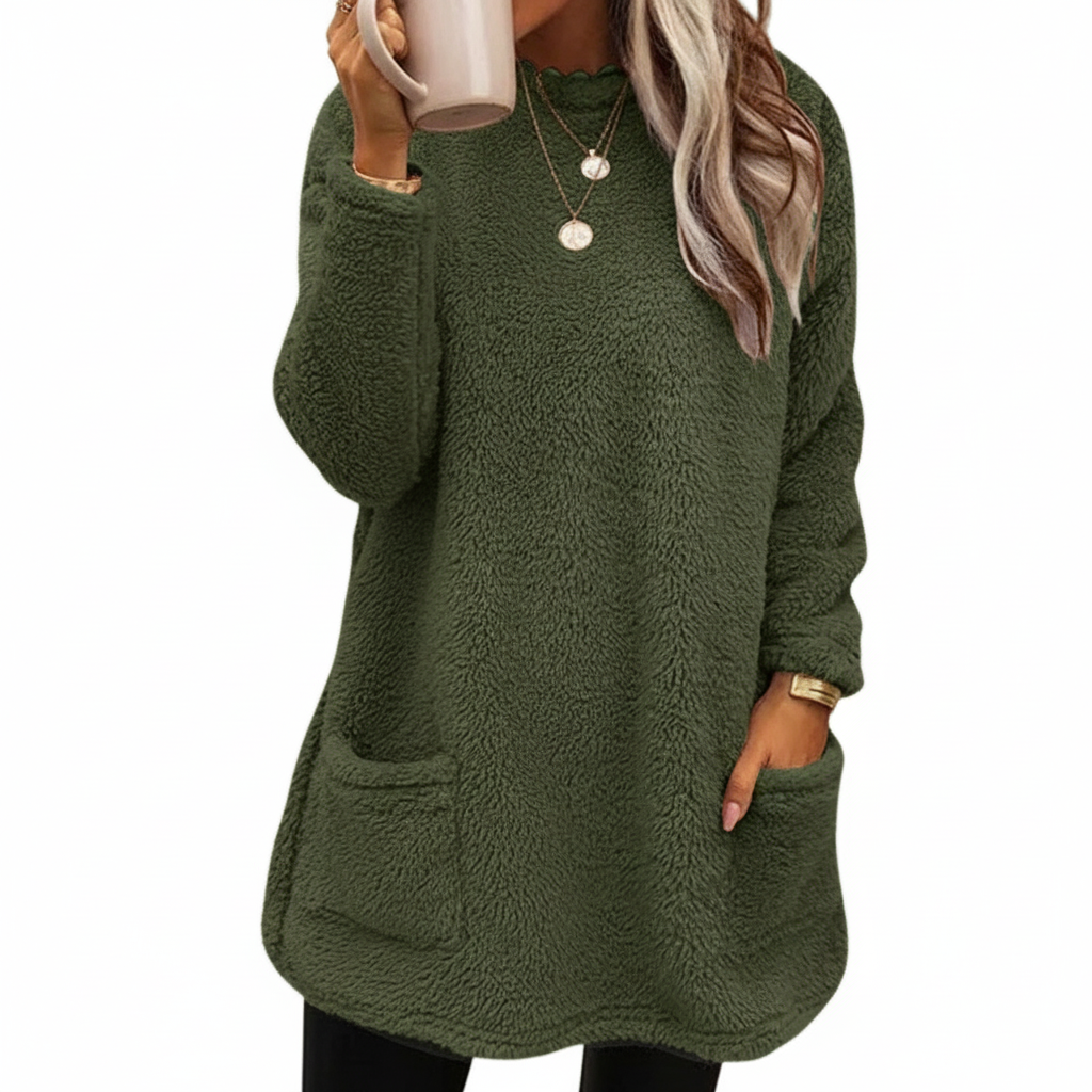 Lydia™ | Cozy Sherpa Fleece Pullover